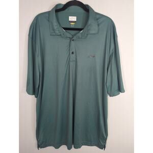Greg Norman Green Short Sleeve Polo Shirt  XXL Casual Performance